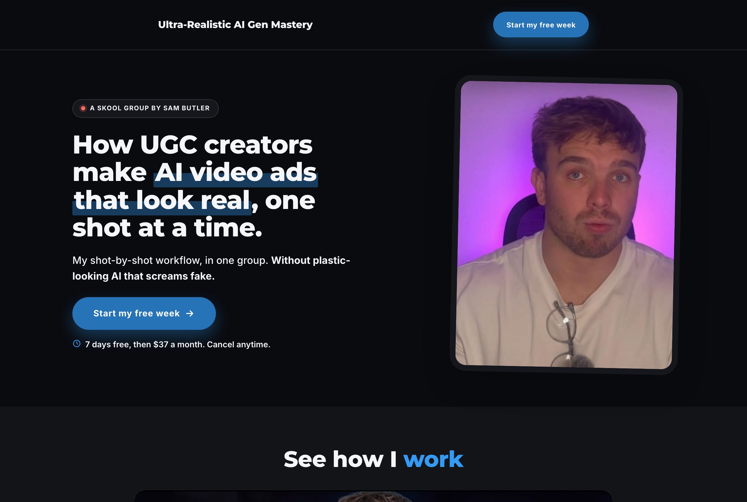 The Ultra-Realistic AI Gen Mastery join page
